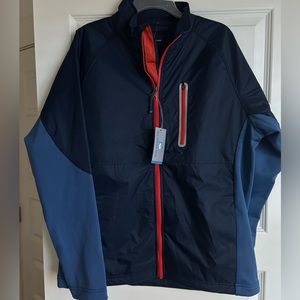 Southern Tide men's T3 shell jacket- navy, size L. New with tags
